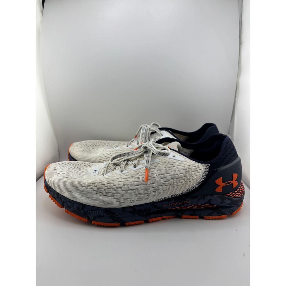 Under Armour HOVR Sonic 2 Auburn Tigers White Navy Orange Mens 10.5 3022201-100